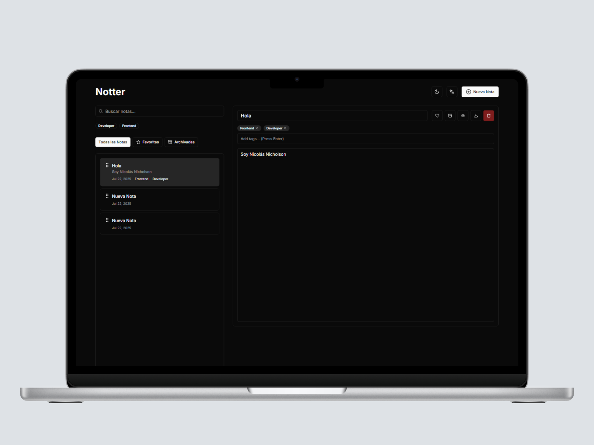 Notter App
